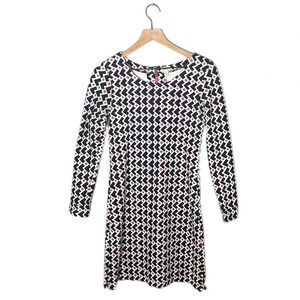 Hatley Women’s Printed Ponte Long Sleeve Dress Size Small